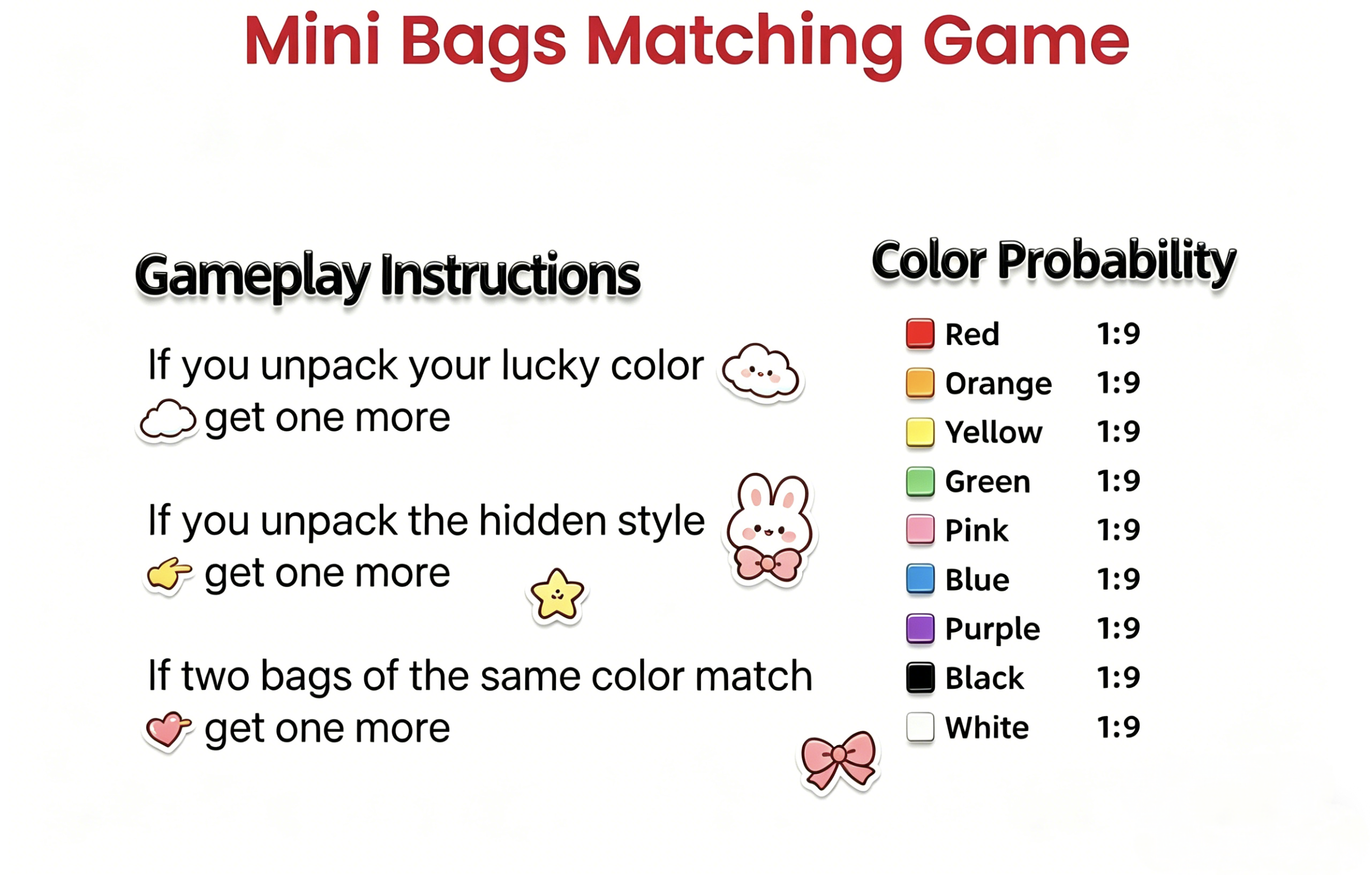 Mini Bag Mystery Box（Ready to unbox anytime）