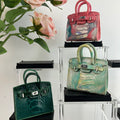 lucky mini bag----- Ostrich Leg Leather
